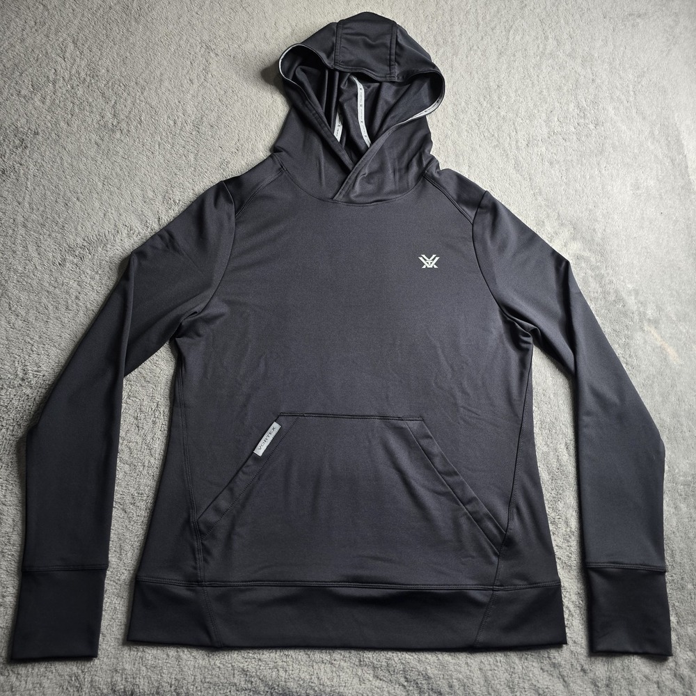 Vortex Optics Fall Hoodie Womens Small Black Performance Pullover Tactical